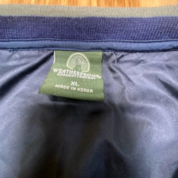 South Carolina State University Bullsogs Navy Blue Weatherproof Vest NWT Mens XL - Picture 4 of 8